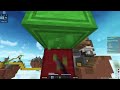 Highlights of bedwars with @glotch69 (Glitch voice reveal)