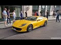 FERRARI OWNERS' CLUB CZ TOUR TO BUDAPSET CARS SOUND AND BRUTAL EXHAUST/REVVING SOUND