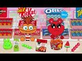 Inside Out 2 - Disgust - Joy |Convenience Store Random Green Blue Food Mukbang | ASMR |ANIMATION