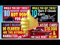 TEN 1950'S CLASSIC CARS FOR SALE! 1950 THRU 1959! ALL AFFORADABLE! GREAT DEALS & STEALS CHECK IT OUT