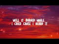 Adele - Set fire to the rain, (lyrics video)