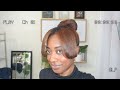 SILK PRESS on 4C SHORT NATURAL HAIR at home blowout/flat iron // 1st time in YEARS!!