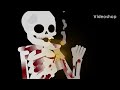 Skeleton smoking meme (but animated)