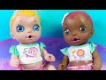 Eyes + Hair Change Big Newborn Twin Sisters Color Changing Surprise - Video