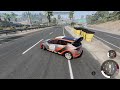 High-Speed STREET RACE Ends in Police Chases in BeamNG Drive Mods Multiplayer!