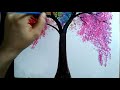 Rainbow Tree/Easy Painting For Kids/Acrylic Painting For Kids/Colorful Tree Painting for Beginners