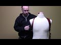 Making a shoulder holster classic, old school, concealed carry gun leather