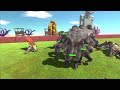 Thor Of Evolution VS Werewolf Team - Animal Revolt Battle Simulator