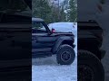 New Ford Bronco Raptor takes on the snow #trending #youtubeshorts #fordbronco