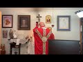 St Lawrence; 1st Saturday; no adoration. Homily on losing our lives