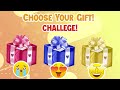 Choose your gift...! Red, purple, yellow 💗💙🌈How lucky are you? 😱, good luck.