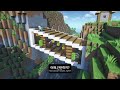 ⛏️ Minecraft Tutorial :: ⛰️ Sloped Cliffside Survival Base 🏠 [마인크래프트 절벽 사이에 기울어진 집짓기 건축강좌]