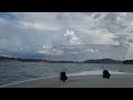 BAJA H2X running from a storm passing boats and cutting thru chop Lake Mohave AZ turn up the volume!