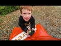 Crushing Power Wheels with ride on kids Monster Truck Educational how monster trucks work | Kid Crew