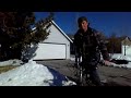 Motorized bike- Cold start 35F