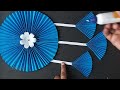Easy and Quick paper flower wall hanging craft/Home decoration ideas #diy