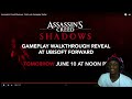 GhostZX reacts to the Assassin's Creed Shadows: First Look Gameplay Trailer