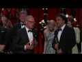 Michael Keaton Oscars moment on stage