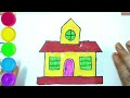 How to draw a House | #housedrawing | How to Draw a Simple House Drawing || Ghar ka drawing.