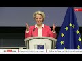 Ursula von der Leyen delivers major speech on migrant smuggling