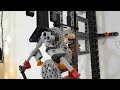 Lego Technic pendulum clock - one year of running