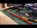 Christmas 2017 Part 3.  Post War Lionel.  MPC Lionel.  Modern Lionel.  Menards trains.