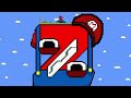The Giant ROBOT Mario vs The Giant F Alphabet Lore | Game Animation