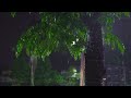 Beat Stress in Under 3 Minutes with Heavy Rain & Thunderstorm Sounds on a Metal Roof at Night