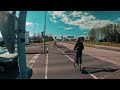 Relaxing Scooter Ride In Reykjavik, Iceland. POV Scooter Ride with a beautiful view, Iceland tour 4K