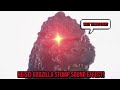 Heisei Godzilla stomp sound effect!