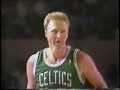 Larry Bird (22pts) High Fives Clipper After Clutch Three (1991)