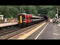 TRAINS at GRINDLEFORD railway station