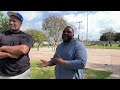 600 pulls up on @youngant7850 at St Andrews park, 83GC, speaks on Tookie Williams and Monster Kody