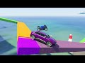 سبايدرمان بايكور وسيارات الدفع الرباعي SPIDERMAN w/ Motocycles & SUV CARS Parkour Challenge - GTA 5