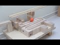 Marble Run Race ☆ Transparent pipe launch pad + Quadrilla + Railroad crossing + Cuboro