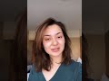 Hania amir talking about beauty filters