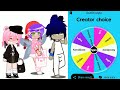 I spin the wheel and made a best friends trio •Gacha club• (ft. new OCs)