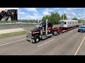 Special Transport of a Massive Metro Railcar in American Truck Simulator | Nebraska DLC | 4k 60fps