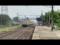 Palindrome HWH WAP 7 Jodhpur - Howrah Superfast sizzles through Belmuri at 130 KMPH