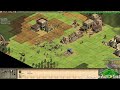 AOE2 he RAGE QUITS 40 vils slaughtered epic fail castle