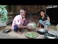 बहुत दिनों का बाद बाजार से 25 किलो चावल ला पाया। Pork cooked village style