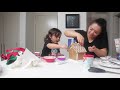 MAKING OUR GINGERBREAD HOUSE