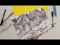😊HOW TO DO URBAN SKETCHING||SIMPLE|| EASY