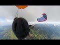 Paragliding | Throwing reserve after spiralling attempt out of cloud