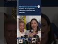 María Corina Machado desconoce el triunfo de Maduro: “Ganamos y todo el mundo lo sabe”