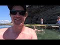Travelling Australia! Bogey Hole, Merewether Baths and Exploring Newcastle and Lake Macquarie!
