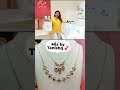 Mia by Tanishq  pendant necklace Dhanbad Saraidhella, viralvideo#tanishqgoldjewellery#youtubevideos