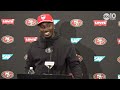 San Francisco 49ers Deebo Samuel discusses the impact of Brandon Aiyuk not being at training camp