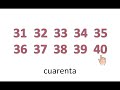 Spanish Numbers From 1 -100