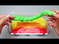 Satisfying ASMR | How to Make Rainbow Angler Fish Bathtub by Mixing Beads & SLIME in Candy Coloring